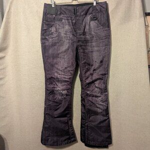 Westbeach Snowboarding Pants, Gray Rugid Look, Like New, L